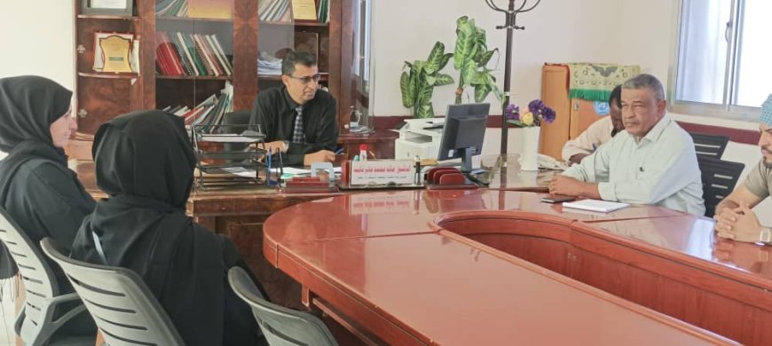 مكتب الصحة في لحج يبحث مع أطباء بلا حدود البلجيكية مشاريعها الصحية القادمة في المحافظة