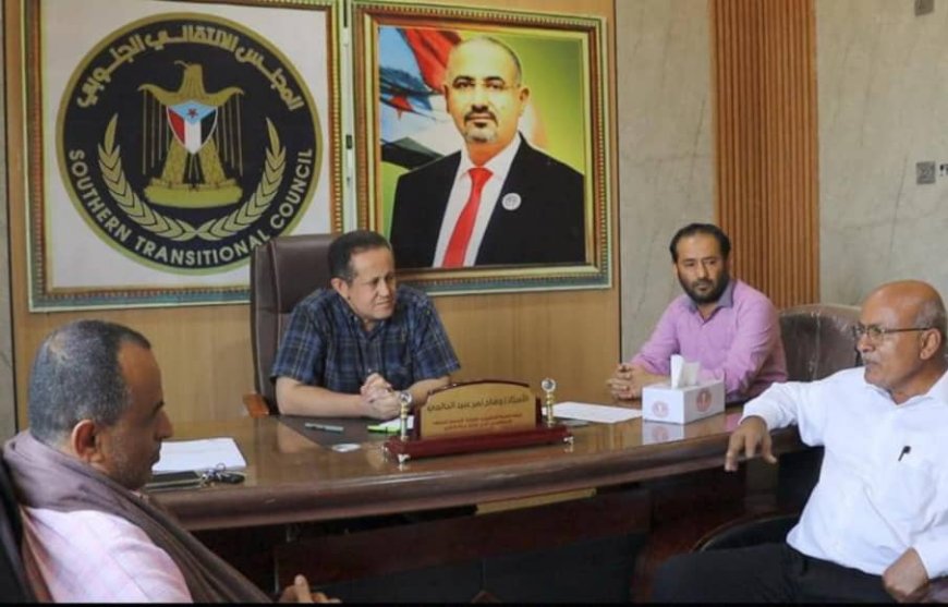 رئيس تنفيذية انتقالي لحج يلتقي بهيئة الفكر والإرشاد الديني بالأمانة العامة