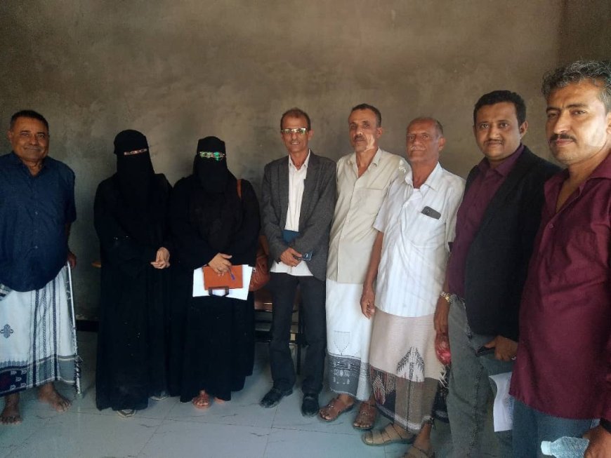 وكيل وزارة الشؤون الاجتماعية يقوم بزيارة ميدانية تفقدية إلى جمعية الأمل (للمعاقين) في حالمين ويطلع على سير العمل فيها