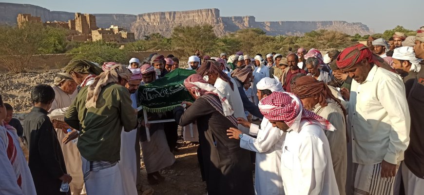 مديرية رخية تشيّع جثمان الشخصية الاجتماعية سالمين بن يسلم بن ضبعان بن طويل في موكب مهيب