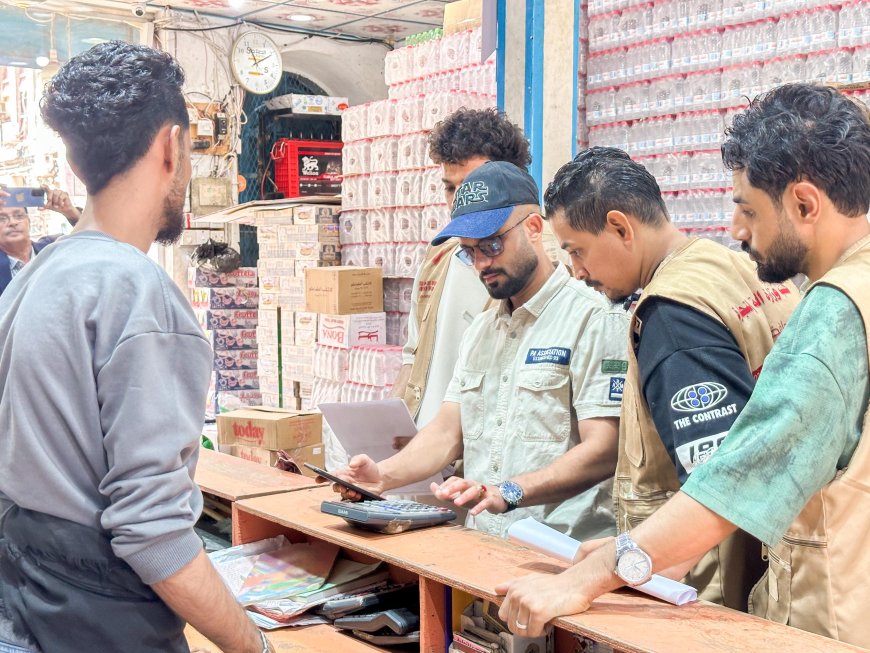 بقيادة مدير صيرة.. حملة ميدانية لضبط أسعار المواد الغذائية