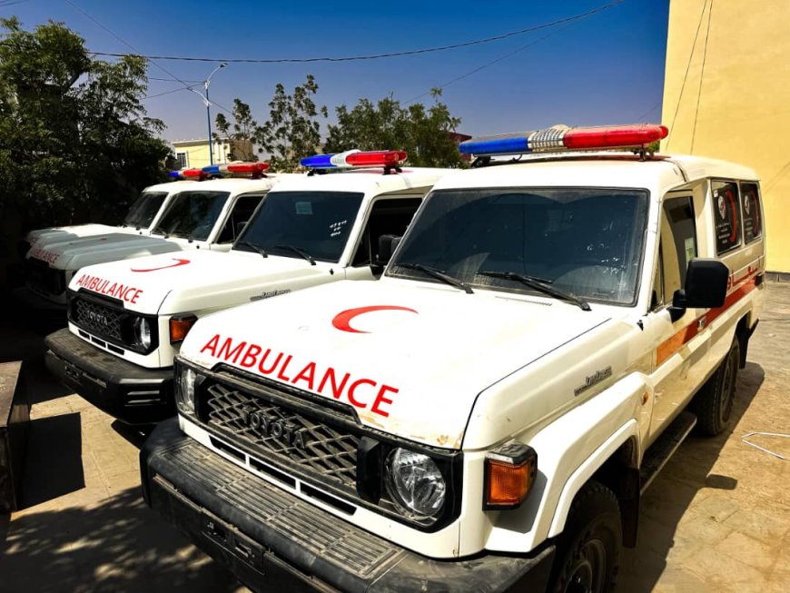 بدء وصول قوافل تجهيزات طبية إماراتية لمستشفيات شبوة