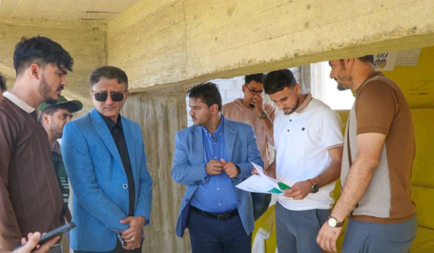 "الشاذلي" و "معاوية" يدشنان مشروع تأهيل ملعب نادي وحدة عدن بالعشب الصناعي المعتمد من الفيفا