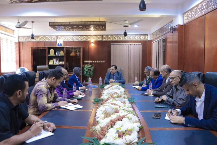 الوزير السقطري يبحث مع منظمة العون الإنسانية والتنموية (HAD) تنفيذ مشاريع تنموية في قطاعات الزراعة والثروة السمكية