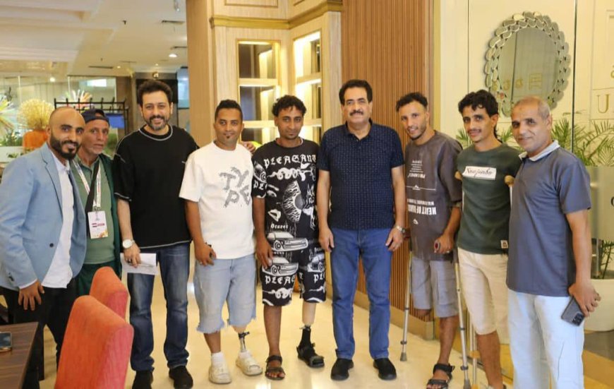 السفير سالم بلفقيه يلتقي بعثة المنتخب اليمني لكرة القدم المشارك في تصفيات آسيا الموهلة لكأس العالم 2026 في جاكرتا