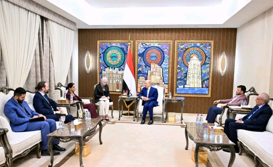 رئيس مجلس القيادة يستقبل سفيرة المملكة المتحدة