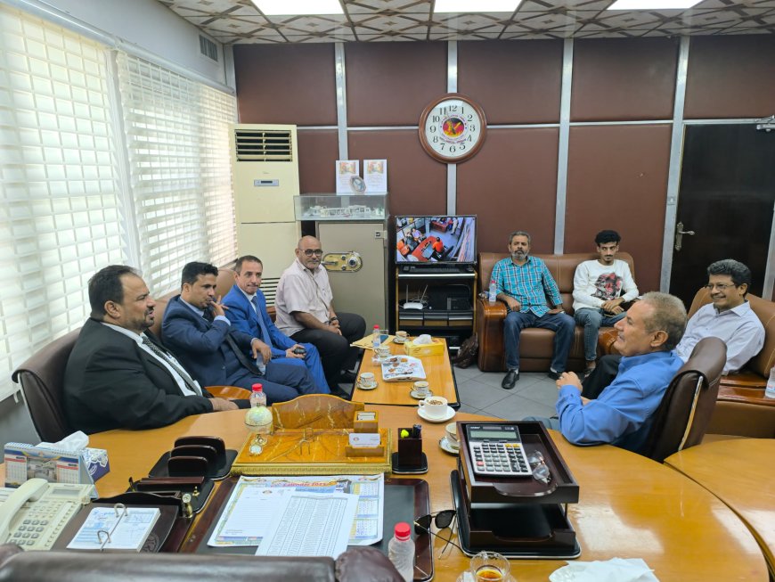 تعزيزاً للتنسيق المشترك: لقاء ودي بين قيادتي شركة النفط فرع عدن ومصافي عدن