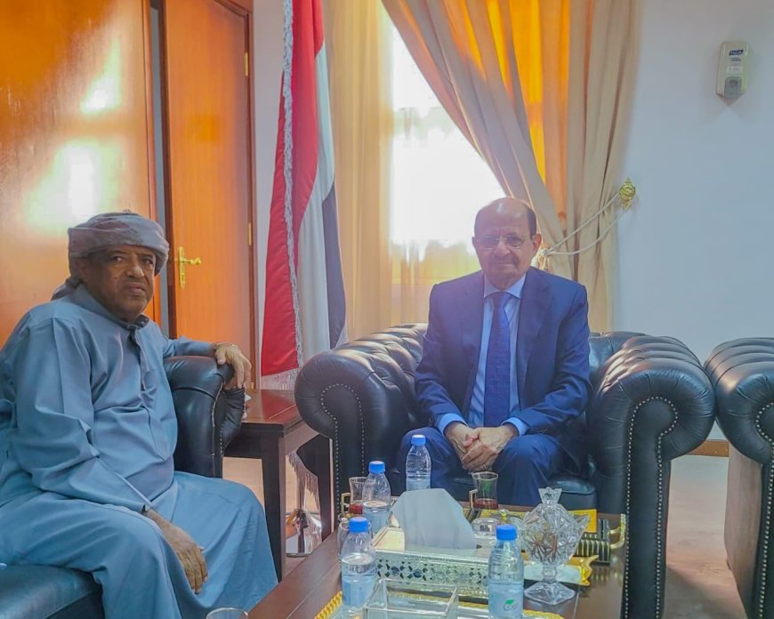 ‏وزير الخارجية الزنداني يستقبل الشيخ سالم علي بن شحبل