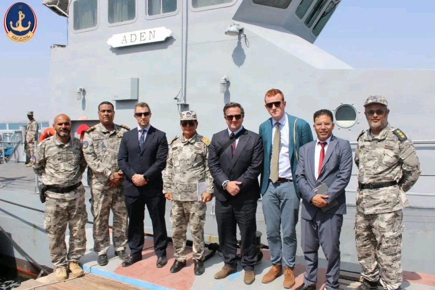 خفر السواحل تبحث التعاون البحري والأمني مع وفد بريطاني
