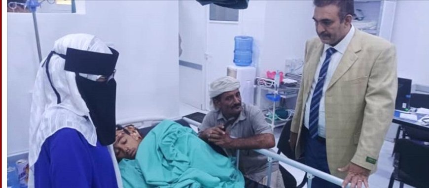 زيارة وكيل أبين لمستشفى عبود العسكري