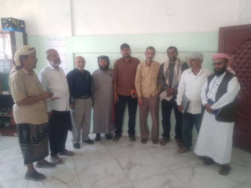 فريق التوجيه المحلي بتربية لودر يُقيّم رياض ومدارس القيم الأهلية ويضعها في المرتبة الأولى