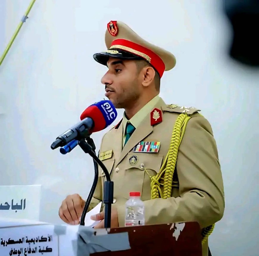 السفياني يهنئ العميد إبراهيم قايد الشيخ بمناسبة مناقشة رسالته في كلية الدفاع الوطني