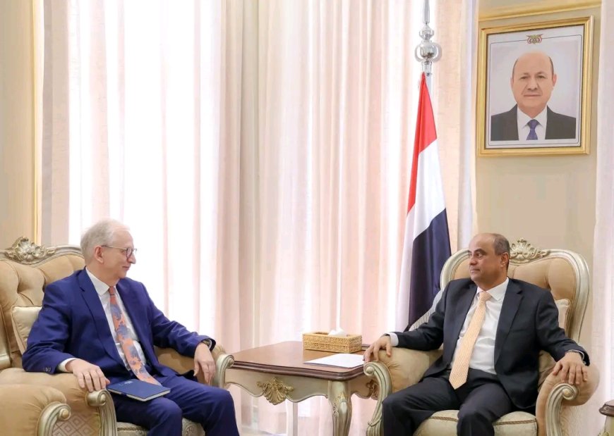 رئيس الوزراء يستقبل سفير ألمانيا الاتحادية لدى اليمن