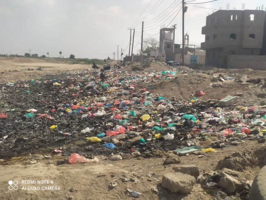 أكوام النفايات في لحج تتحول إلى مصانع أمراض ( تقرير) 