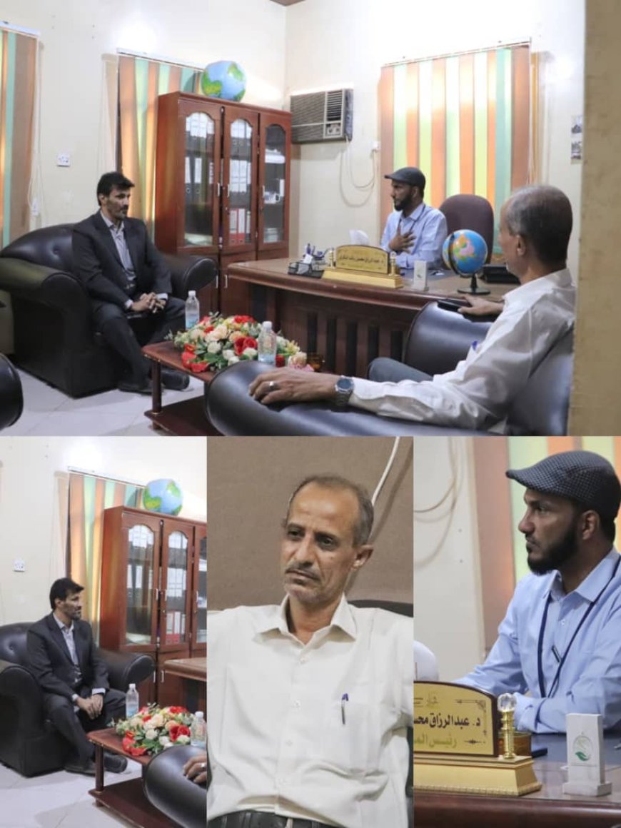 رئيس مؤسسة أبين للتنمية يزور مؤسسة روابي ردفان الخيرية بمحافظة لحج لتعزيز التعاون والشراكة المجتمعية