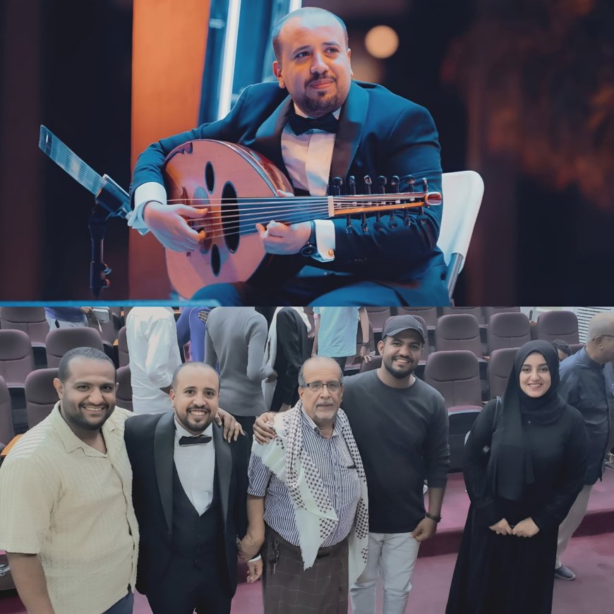 هيثم الحضرمي يختتم رحلته الأكاديمية بريستال عود مميز في القاهرة