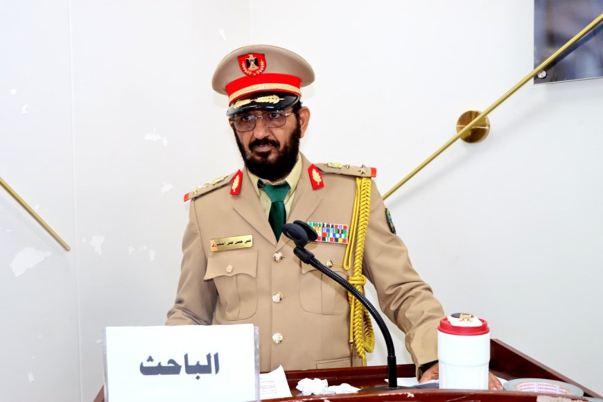 العميد الركن / علي حسن الجهوري   ينال "درجة الزمالة"من كلية الدفاع الوطني