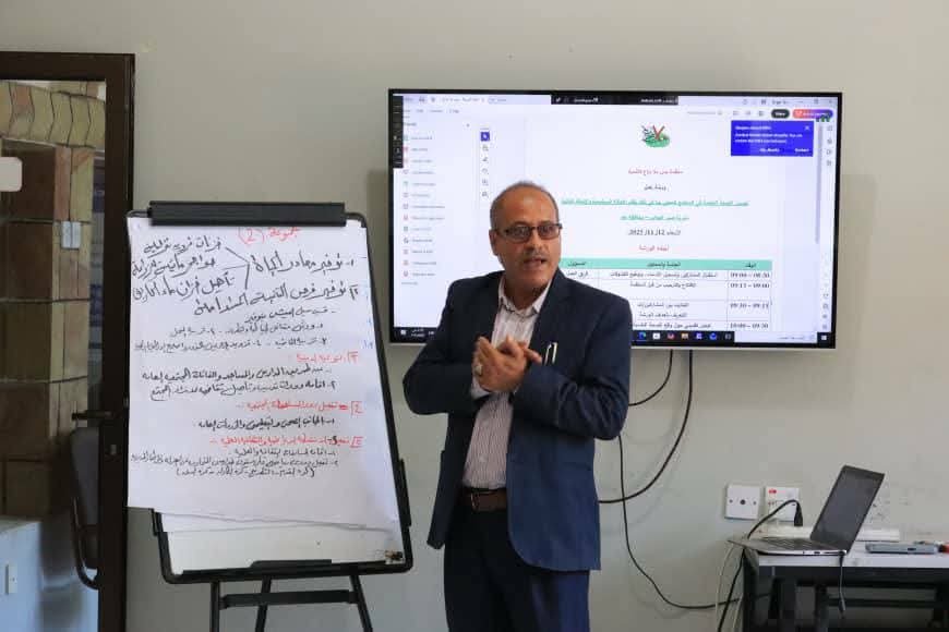 تعز.. يمن بلا نزاع تنفذ جلسة تشاورية لتعزيز الصحة النفسية في مديرية صبر الموادم.