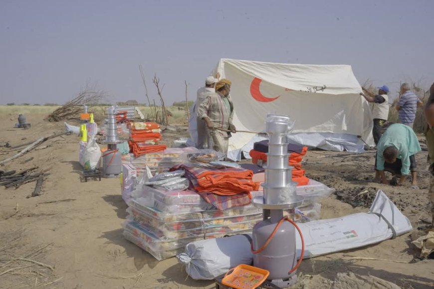 خلية الأعمال الإنسانية تقدم دعماً طارئاً لأسر متضررة من حريق في الخوخة.