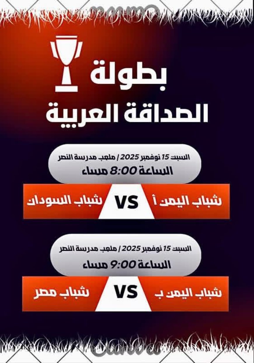 اليوم افتتاح بطولة الصداقة للشباب العربي بلقاءين هامين… وقرعة الأمس توزّع الفرق على مجموعتين