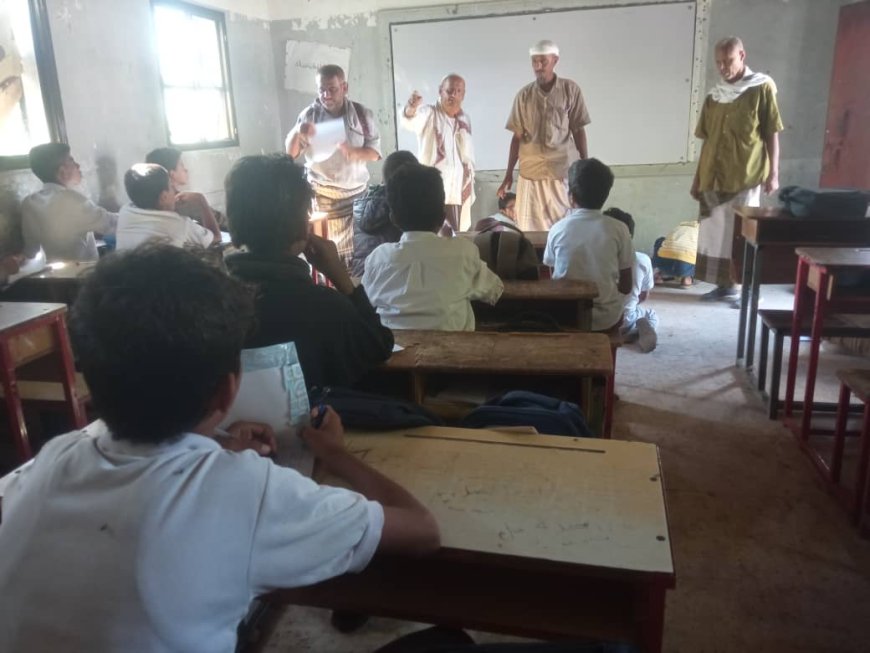 مدير مكتب التربية والتعليم بمودية يواصل زياراته الميدانية ويؤكد أهمية الارتقاء بالعملية التعليمية
