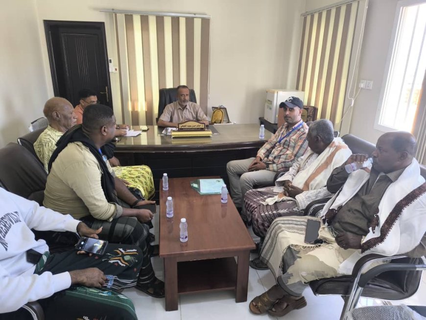 مدير عام بروم ميفع يبحث مع منظمة "توب بايو" تدخلاتهم الخدمية في المديرية