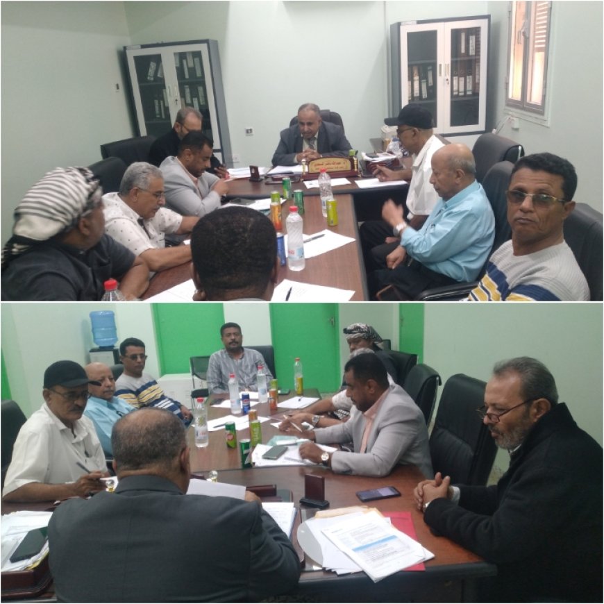 برئاسة الدكتور السعدي عقد اجتماع مجلس الهيئة الإدارية الإستشارية لهيئة مستشفى الرازي العام م/أبين 