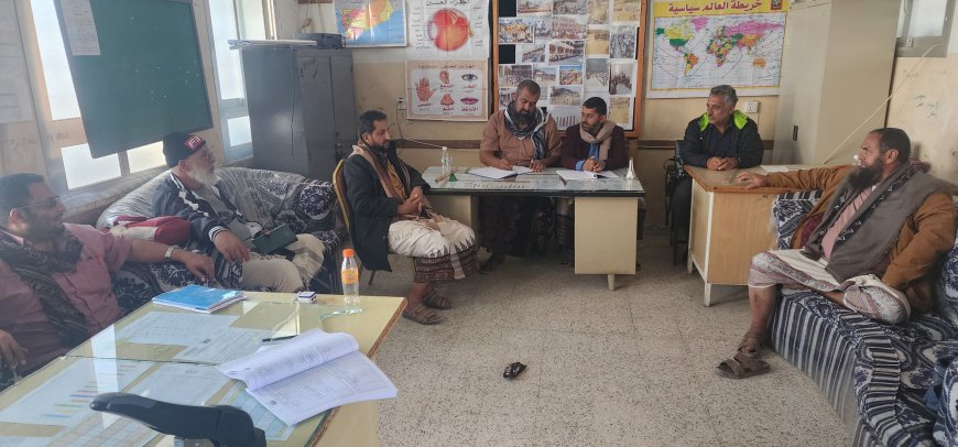 التوجيه التربوي بالمفلحي يزور مدرسة زينب للبنات تواصلا لعمله الميداني