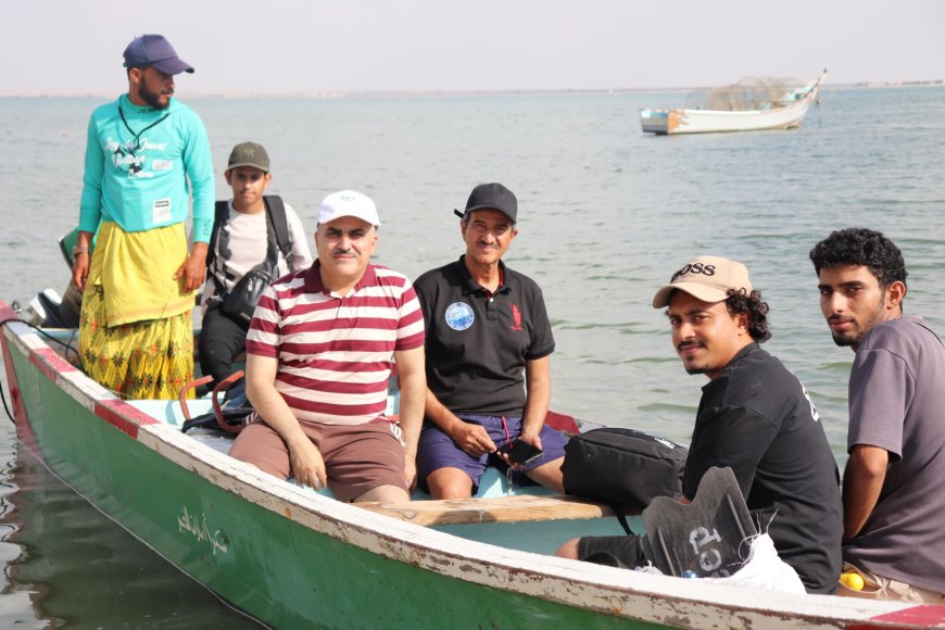 الهيئة الإقليمية (PERSGA) والهيئة العامة لحماية البيئة: دراسة الشعاب المرجانية في جزيرة العزيزي