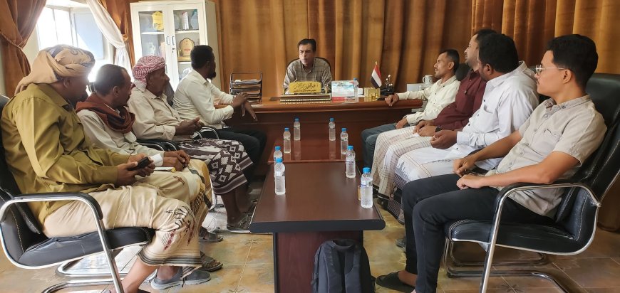 مدير عام مديرية القطن يلتقي منتسي مكتب وزارة الزراعة و الري و الثروه السمكية بالوادي والصحراء