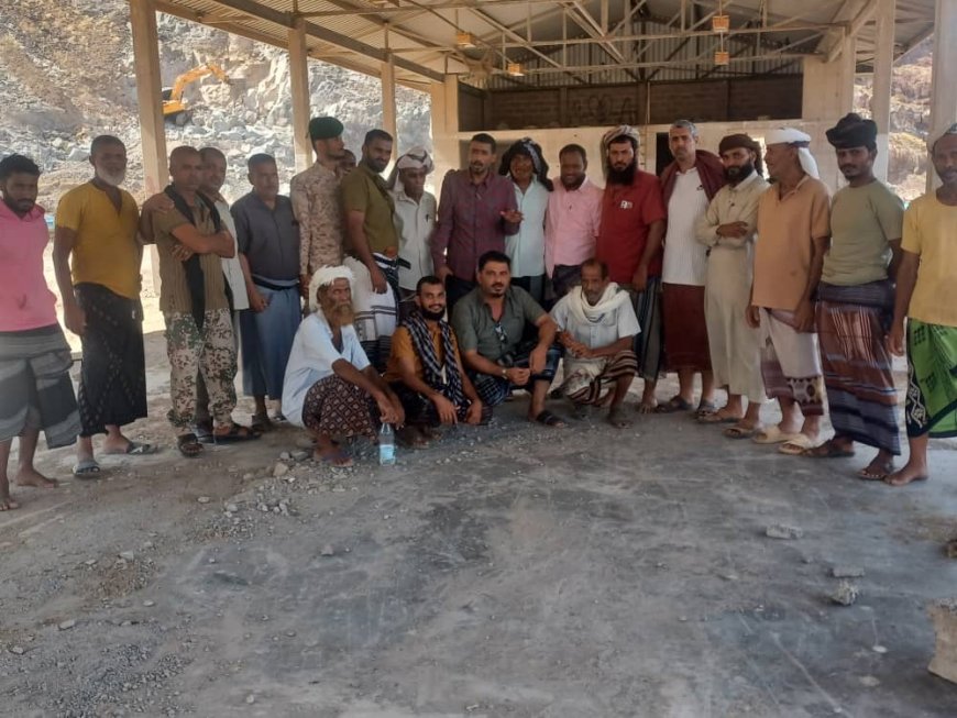 الجوهري الى منطقه فقم في اولى مهامه رئيسا للجان المجتمعية في البريقة