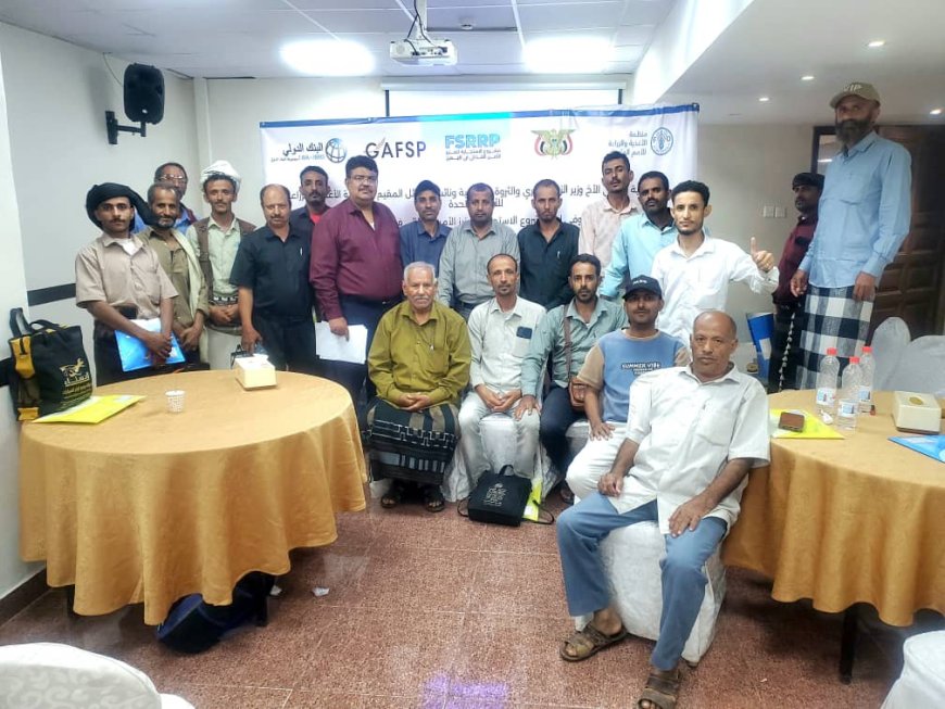 كلية ناصر للعلوم الزراعية بجامعة لحج تنفذ ورش تدريبية في مجال إنشاء وإدارة الحدائق المنزلية