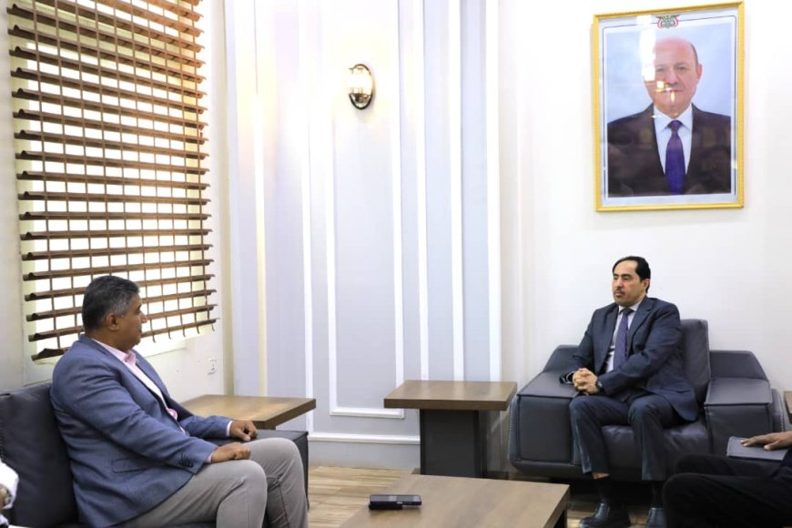 البكري يلتقي رئيس نادي الشعلة ويؤكد على دعم خطط النادي وتطوير أنشطته