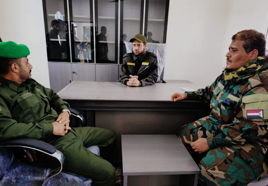 مدير أمن محافظة لحج ينفذ زيارة تفقدية لشرطة تبن ويطلع على أعمال التأهيل في مرحلتها الأولى. 