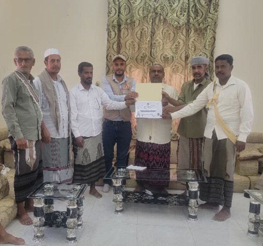 شركة شيبا بيز ( Sheba Bees ) تكرّم نحالي وادي يبعث بحضرموت لحصولهم على الجائزة البلاتينية وتحقيق المركز الأول في المسابقة الدولية لجودة العسل