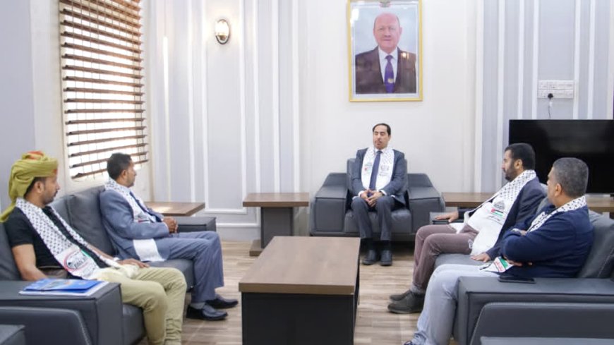 الوزير البكري يبحث مع جمعية الأقصى إطلاق حملة تبرعات لإغاثة غزة