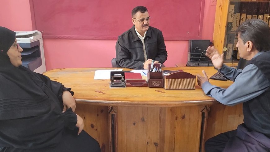 خلال زيارته مكتب التربية والتعليم بالمديرية..  مدير عام المنصورة يناقش عدد من القضايا والاستعدادات لاختبارات الفصل الدراسي الأول