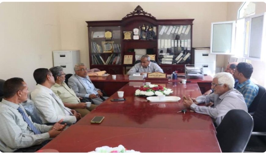 رئيس جامعة أبين يستقبل وكيل وزارة التعليم العالي والبحث العلمي