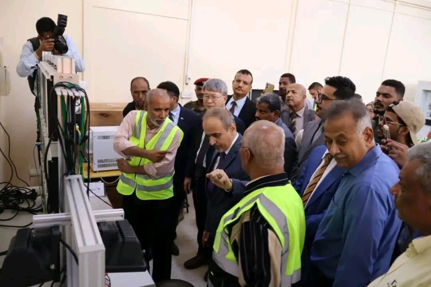 تدشين معمل الطاقة المتجددة في المعهد التقني الصناعي بالمعلا بدعم من الحكومة الكورية