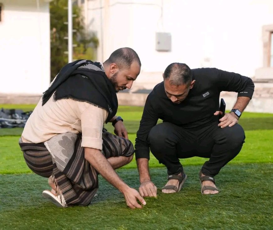 إدارة نادي التلال تتفقد عدد من المشاريع الجاري تنفيذها داخل مقر النادي