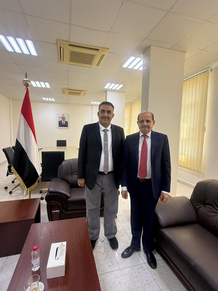 الجنيدي يبحث مع وزير الخارجية ملفات الهجرة والتهريب وتطورات العمل الدبلوماسي