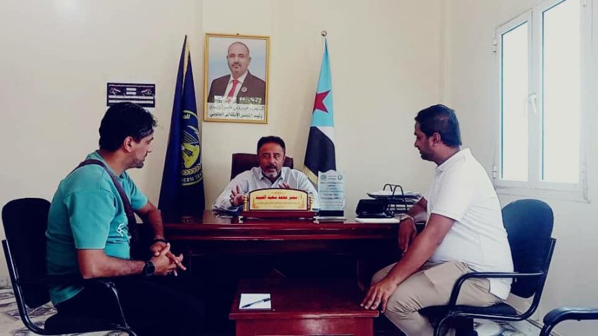 رئيس تنفيذية انتقالي أبين يلتقي مسؤولي الأمن والسلامة بمنظمة المساعدات الشعبية النرويجية (NPA)