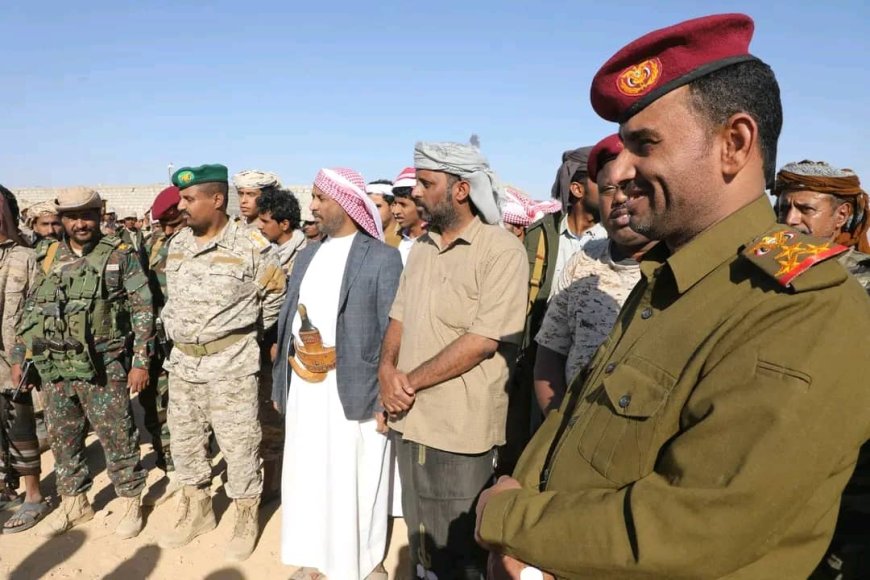 بن حبريش القائد يتفقد الوحدات العسكرية وكتيبة المهام وعددًا من النقاط المنتشرة