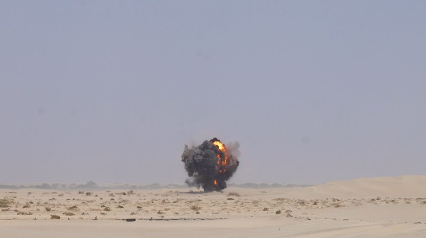 أبين.. "مشروع مسام" يتلف 7 آلاف لغم وقنبلة ومخلفات حربية بمديرية زنجبار