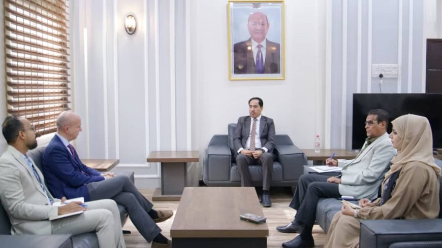 البكري يستقبل ممثل صندوق الأمم المتحدة للسكان ويناقش معه توسيع مجالات الشراكة