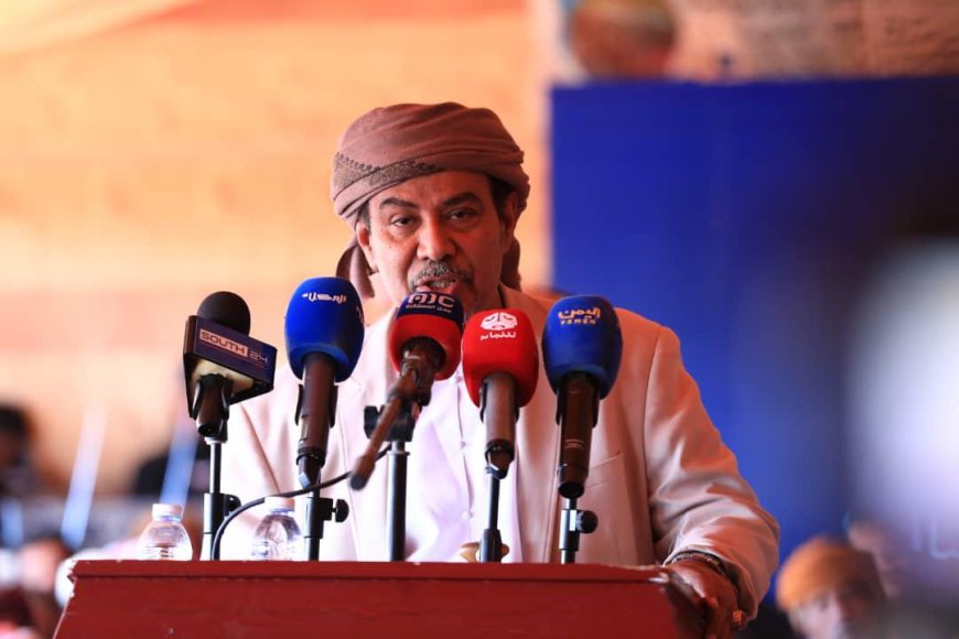 رئيس حلف قبائل حضرموت "الكثيري" يرحب بالمحافظ الخنبشي ويؤكد على دعم الحلف ومساندته للخطوات الأخيرة