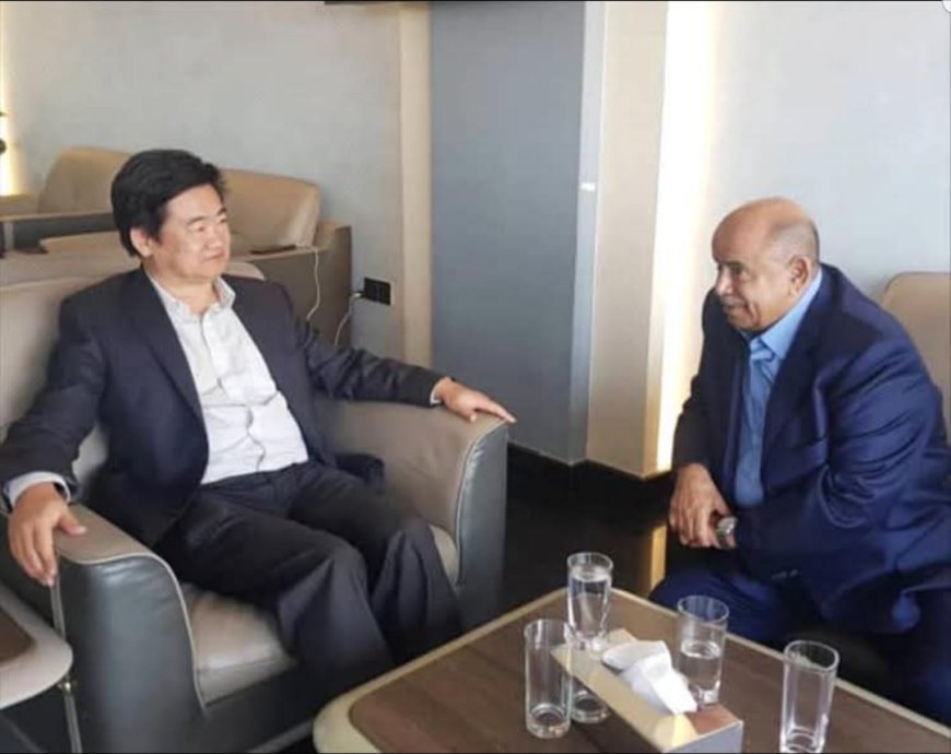 محافظ حضرموت يبحث مع القائم بأعمال السفير الصيني تعزيز التعاون الاقتصادي والاستثماري