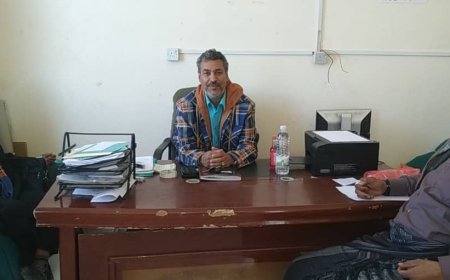 الصلاحي في زيارة تفقدية لمدرسة القعيطي بنين