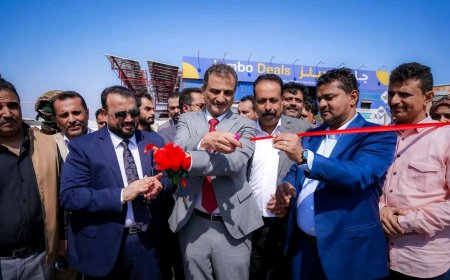 لملس والحريزي يدشّنان افتتاح القسم (B) من مشروع "فاملي جاردينس" في الشيخ عثمان