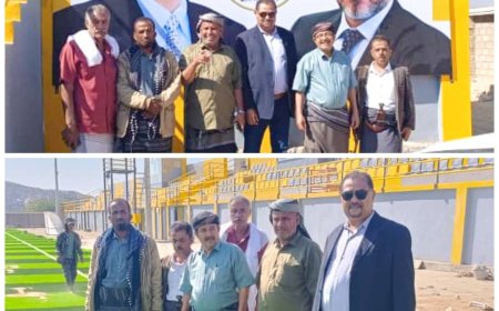 زيارة تفقدية لمدير عام لودر لملعب الناصر عرفان استعداداً للافتتاح